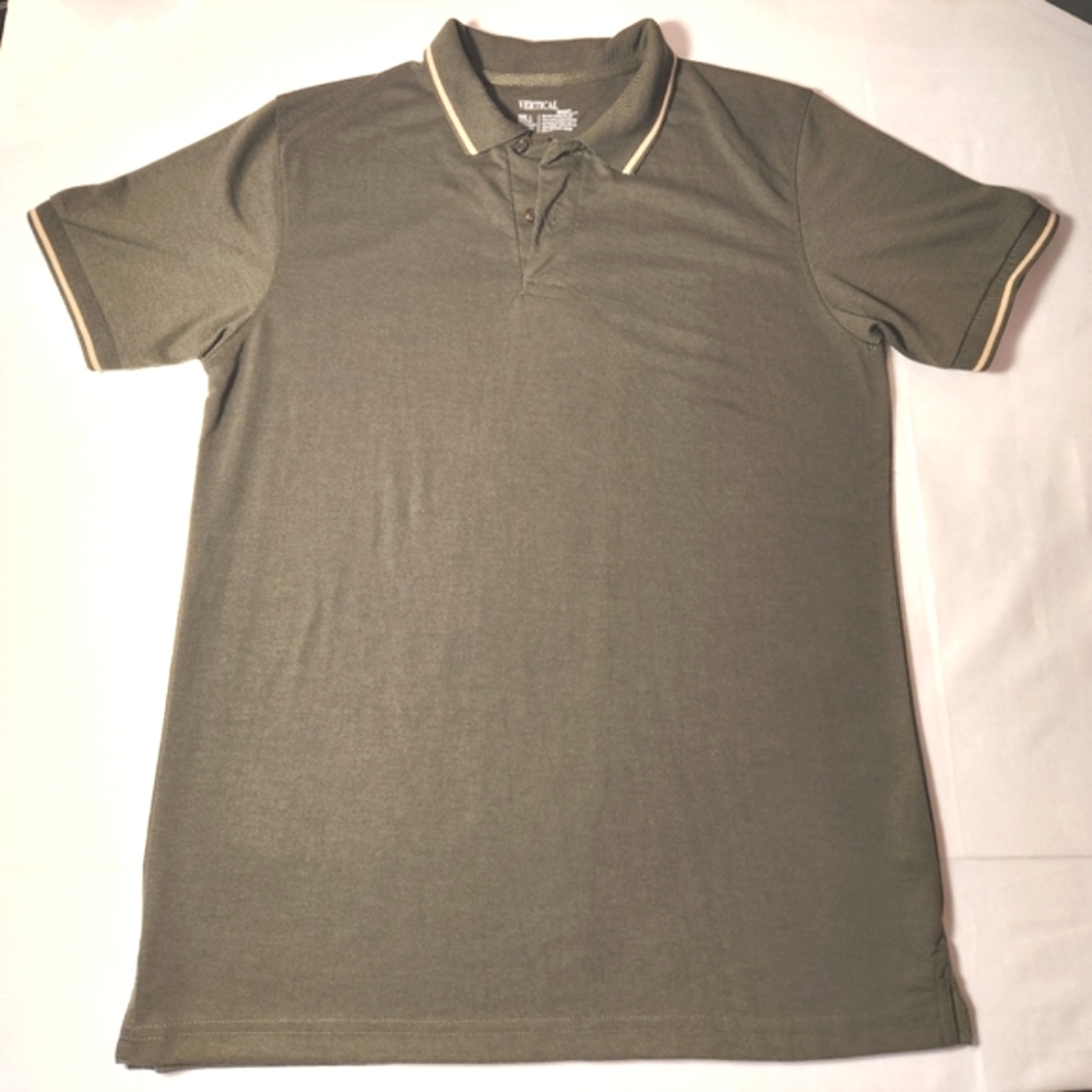 Men's vertical sport polo shirt